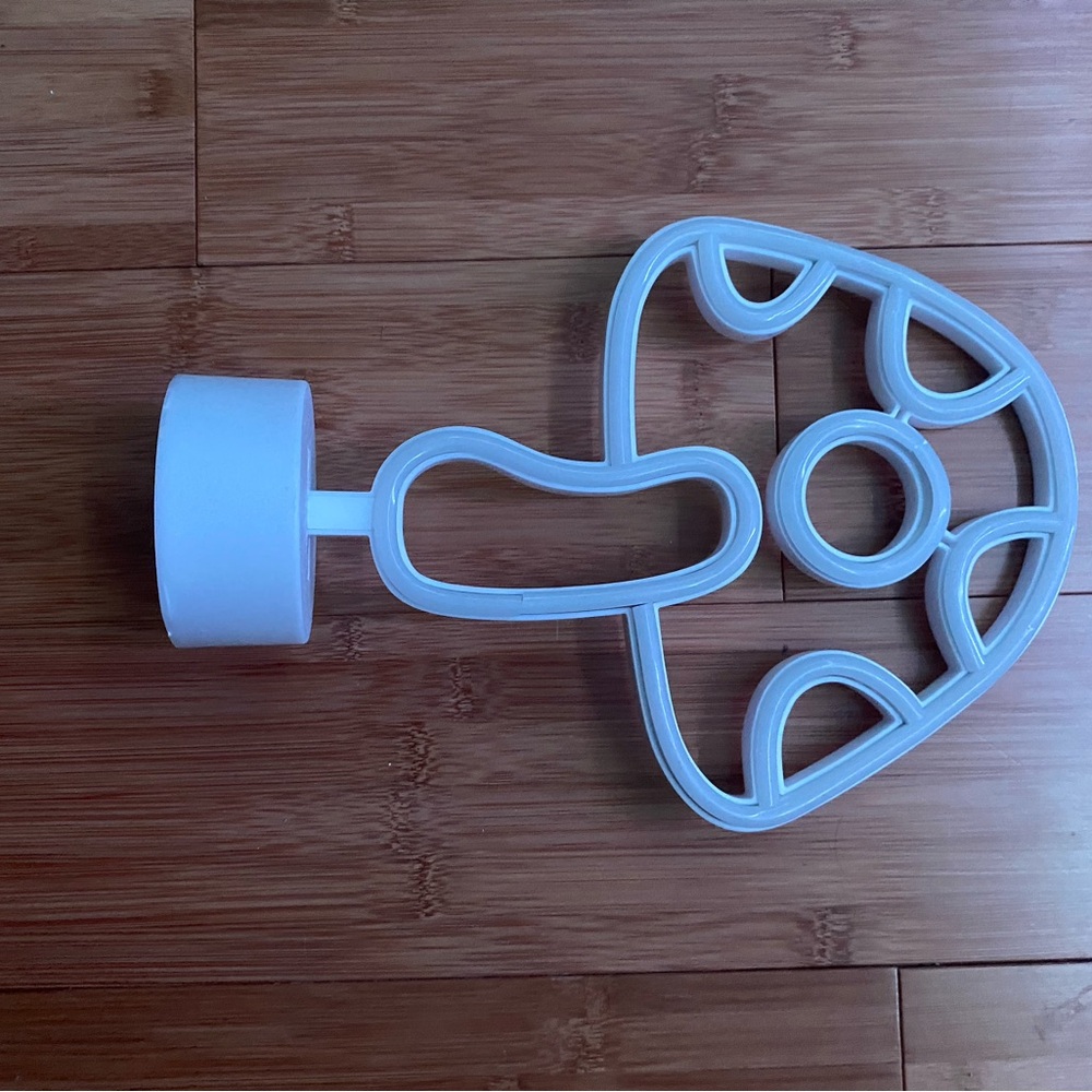 White Mushroom Shaped Cookie Cutter